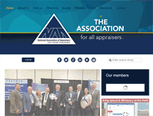Tablet Screenshot of naappraisers.org